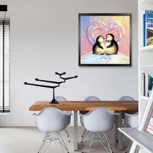 Load image into Gallery viewer, 2 Penguins  - Full Diamond Painting - 30x30cm
