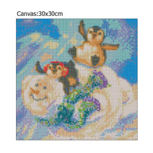 Load image into Gallery viewer, Snowman Penguin  - Full Diamond Painting - 30x30cm
