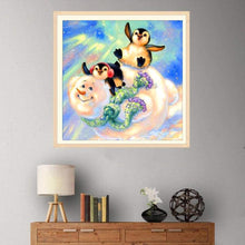 Load image into Gallery viewer, Snowman Penguin  - Full Diamond Painting - 30x30cm

