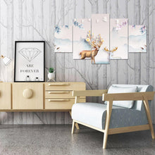 Load image into Gallery viewer, 5pcs/set Fawn - Full Drill Round Drill Painting - 95x45cm
