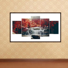 Load image into Gallery viewer, 5pcs/set Landscape - Full Drill Round Drill Painting - 95x45cm
