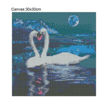 Load image into Gallery viewer, Swan Lake  - Full Diamond Painting - 30x30cm
