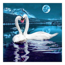 Load image into Gallery viewer, Swan Lake  - Full Diamond Painting - 30x30cm
