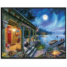 Load image into Gallery viewer, Lake Night Mosai - Full Diamond Painting - 30x25cm
