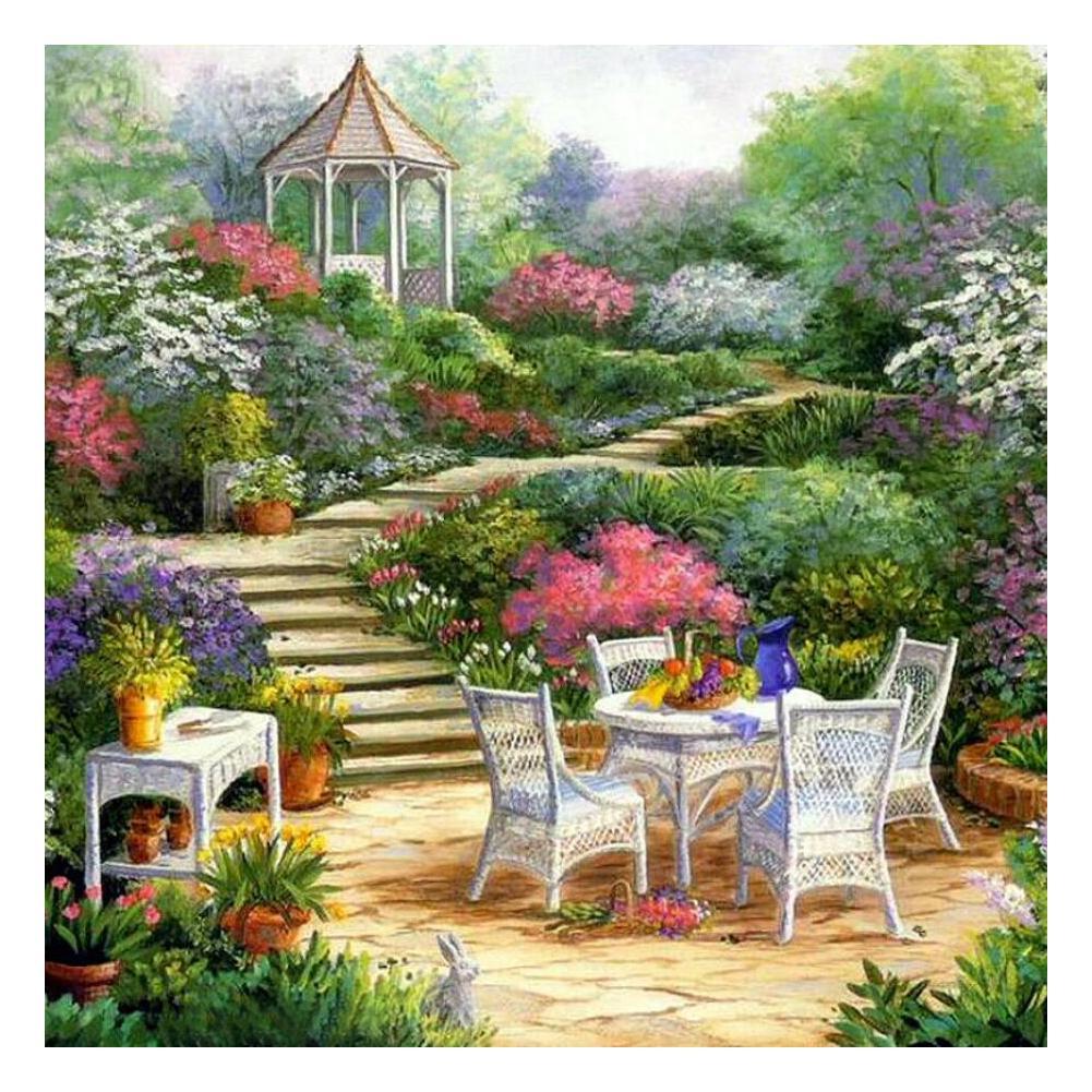Garden  - Full Diamond Painting - 30x30cm