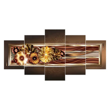 Load image into Gallery viewer, 5pcs/set Flower - Full Drill Round Drill Painting - 95x45cm
