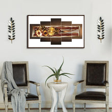 Load image into Gallery viewer, 5pcs/set Flower - Full Drill Round Drill Painting - 95x45cm
