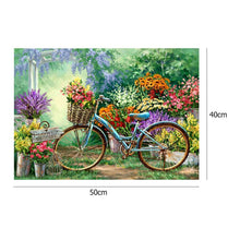 Load image into Gallery viewer, Garden Bike - Full Drill Round Drill - 40x50cm
