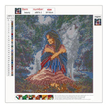 Load image into Gallery viewer, Wolf Girl - Full Diamond Painting - 30x30cm
