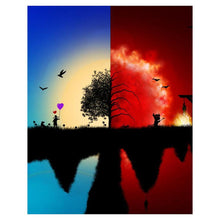 Load image into Gallery viewer, Opposites  - Full Diamond Painting - 30x25cm
