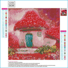 Load image into Gallery viewer, Mushroom  - Full Diamond Painting - 30x30cm
