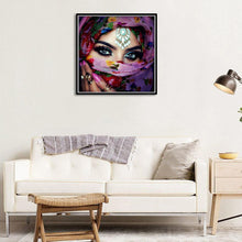 Load image into Gallery viewer, Masked Beauty  - Full Diamond Painting - 30x30cm
