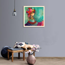 Load image into Gallery viewer, Girl  - Full Diamond Painting - 30x30cm
