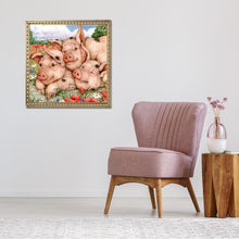 Load image into Gallery viewer, Pink Pig  - Full Diamond Painting - 30x30cm
