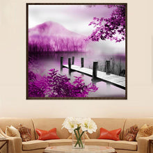 Load image into Gallery viewer, Scene Lake  - Full Diamond Painting - 30x30cm
