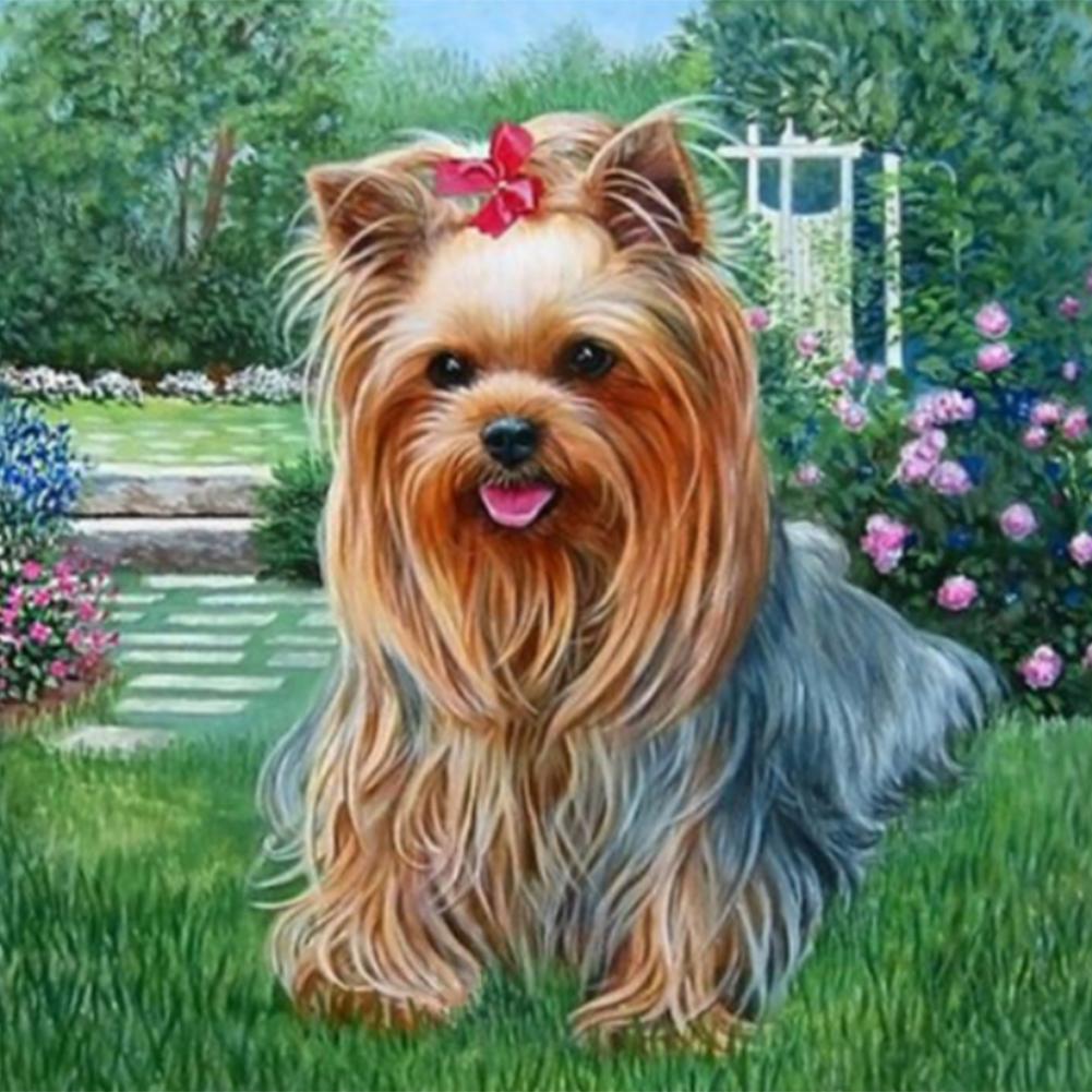 Lovely ?Dog  - Full Diamond Painting - 30x30cm