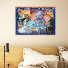 Load image into Gallery viewer, Bathing Elephant - Full Drill Round Drill - 40x30cm
