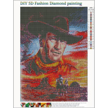 Load image into Gallery viewer, Cowboy - Full Drill Round Drill - 30x40cm
