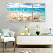 Load image into Gallery viewer, 3pcs Beach Shell - Full Drill Round Drill - 80x40cm
