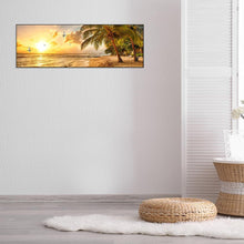 Load image into Gallery viewer, Seaside Beach - Full Drill Round Drill Painting - 80x30cm
