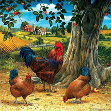 Load image into Gallery viewer, Village Fowl  - Full Diamond Painting - 30x30cm
