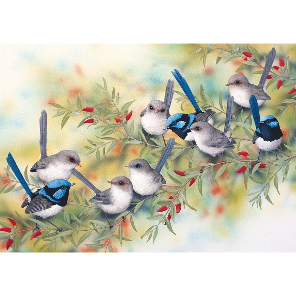 Cute Birds - Full Drill Round Drill -