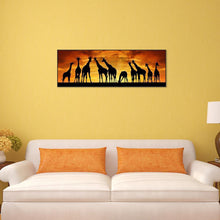 Load image into Gallery viewer, Sunset Giraffes - Full Drill Round Drill Painting  - 80x30cm

