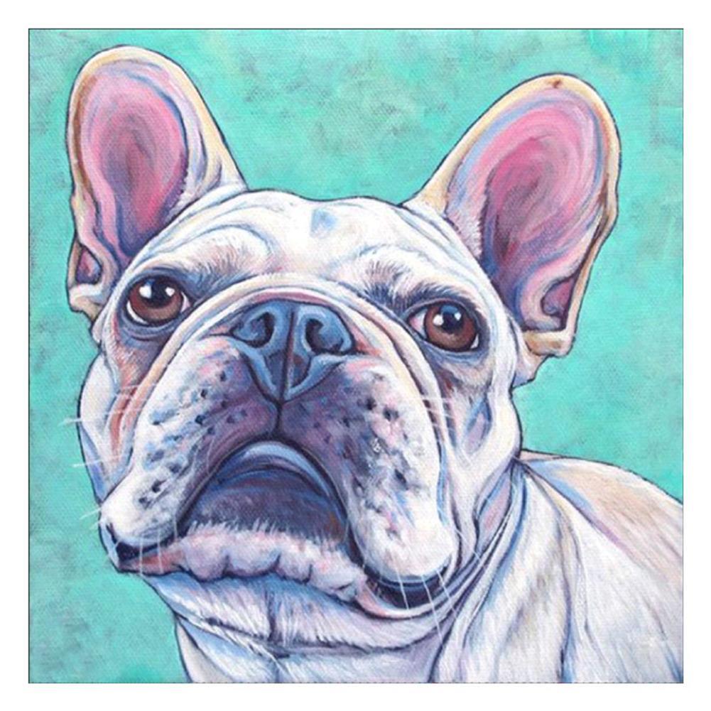 Cute Dog  - Full Diamond Painting - 30x30cm