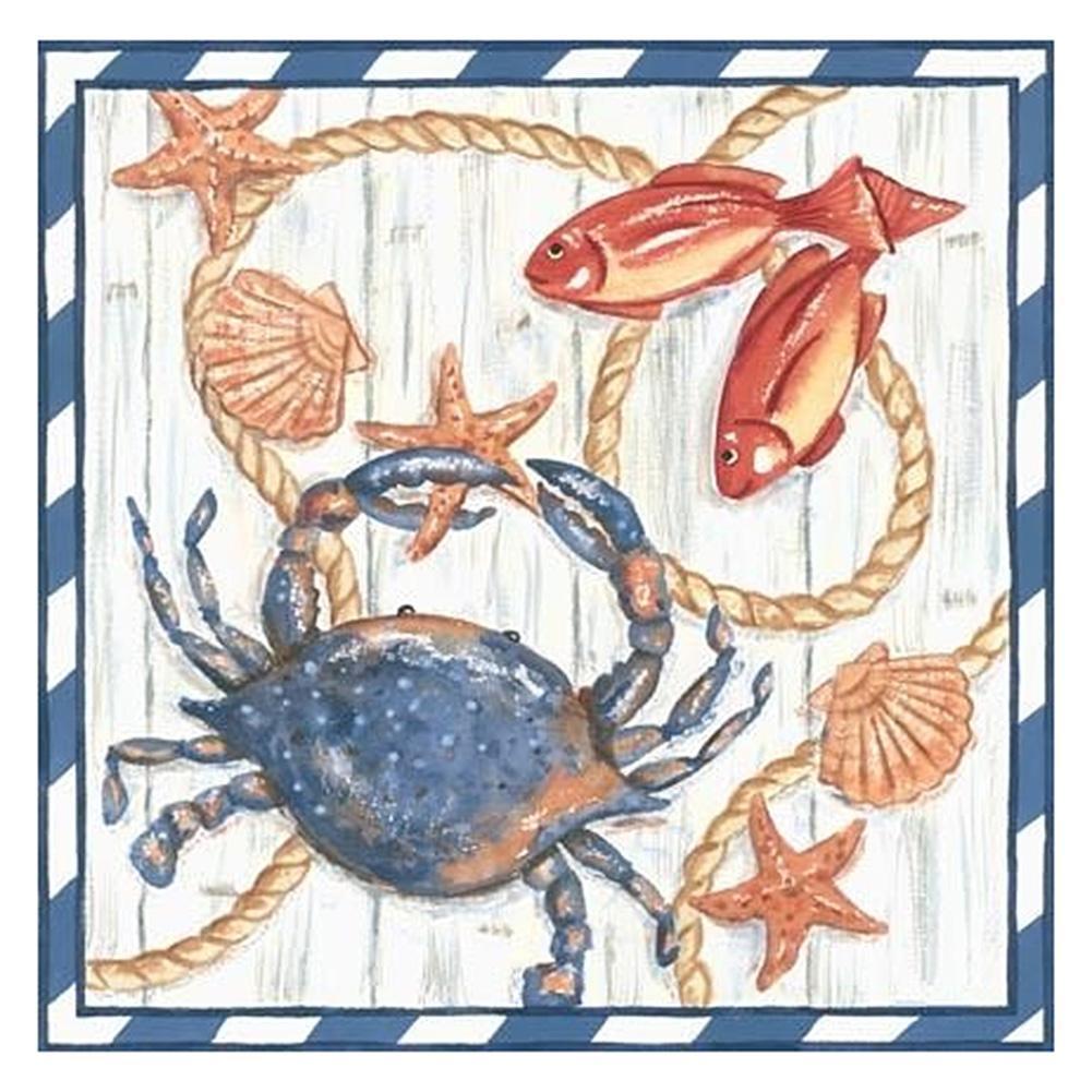 Crab Fish  - Full Diamond Painting - 30x30cm