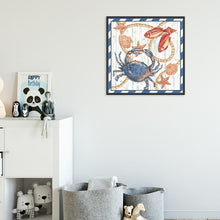 Load image into Gallery viewer, Crab Fish  - Full Diamond Painting - 30x30cm
