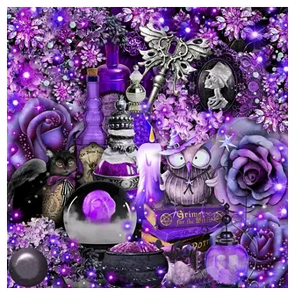 Purple World  - Full Diamond Painting - 30x30cm