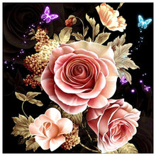 Load image into Gallery viewer, Warm Flowers  - Full Diamond Painting - 30x30cm
