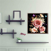 Load image into Gallery viewer, Warm Flowers  - Full Diamond Painting - 30x30cm
