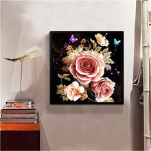 Load image into Gallery viewer, Warm Flowers  - Full Diamond Painting - 30x30cm
