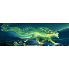 Load image into Gallery viewer, Green Novelty  - Full Drill Round Drill Painting - 80x30cm
