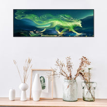 Load image into Gallery viewer, Green Novelty  - Full Drill Round Drill Painting - 80x30cm
