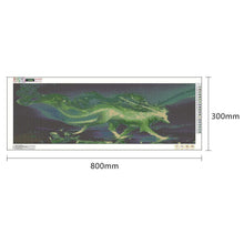 Load image into Gallery viewer, Green Novelty  - Full Drill Round Drill Painting - 80x30cm
