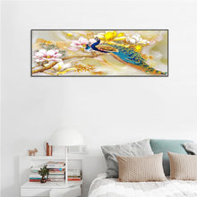 Load image into Gallery viewer, Yellow Peafowl - Full Drill Round Drill Painting - 80x30cm
