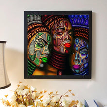 Load image into Gallery viewer, Painted Face  - Full Diamond Painting - 30x30cm
