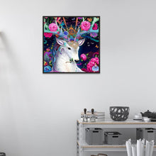 Load image into Gallery viewer, Flowers Deer  - Full Diamond Painting - 30x30cm
