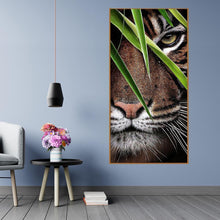 Load image into Gallery viewer, Tiger - Full Drill Round Drill Painting - 85x45cm
