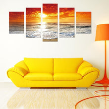 Load image into Gallery viewer, 5pcs/set Beach - Full Drill Round Drill Painting - 95x45cm
