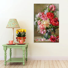 Load image into Gallery viewer, Flower - Full Drill Round Drill Painting - 60x40cm
