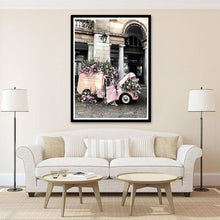 Load image into Gallery viewer, Flowers Car  - Full Drill Round Drill - 40x30cm
