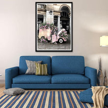 Load image into Gallery viewer, Flowers Car  - Full Drill Round Drill - 40x30cm
