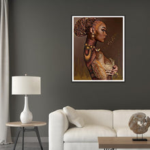 Load image into Gallery viewer, Ethnic Character  - Full Drill Round Drill - 40x30cm
