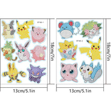 Load image into Gallery viewer, 2pcs Pokémon - 5d diy craft stickers
