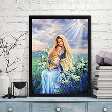 Load image into Gallery viewer, Mom Kids  - Full Drill Round Drill - 30x40cm
