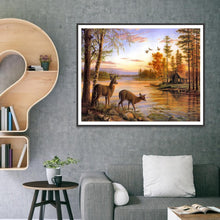 Load image into Gallery viewer, Cute Animals  - Full Drill Round Drill - 40x30cm
