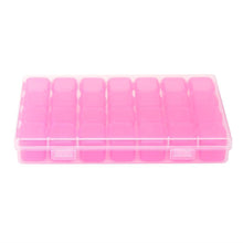 Load image into Gallery viewer, 28 Grids Jewelry Box Diamond  Crystal Bead Organizer Storage Case
